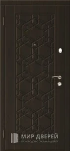 Дверь входная металлическая МДФ №345 внутренняя - фото