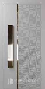 Дверь входная с смарт замком для частного дома №12 внешняя - фото