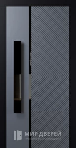 Стальная дверь с электронным замком №10 внешняя - фото