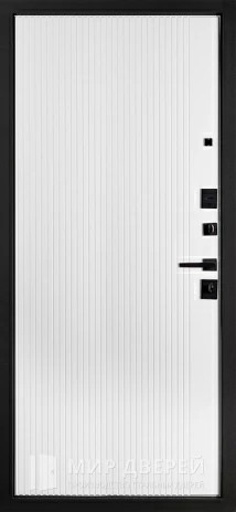 Фото 2 «Входная стальная дверь с отделкой белый матовый №77»